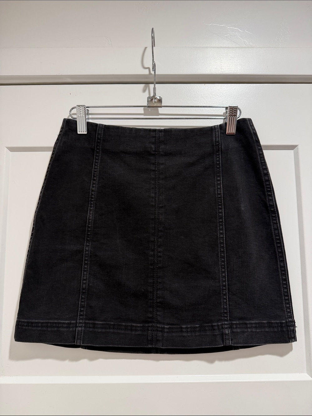 wild fable Black Denim Mini Skirt